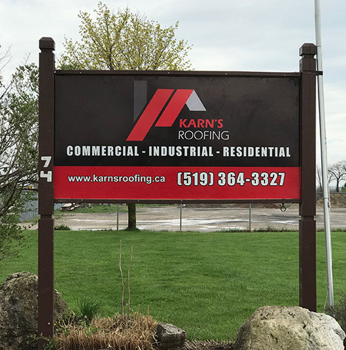 karnsroofing sign